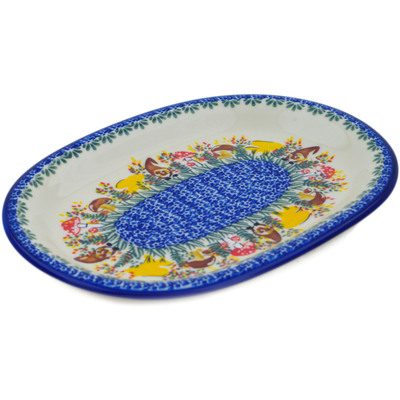 Oval Platter in pattern D379