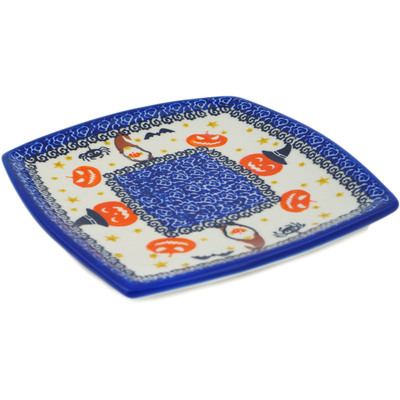 Square Plate in pattern D378