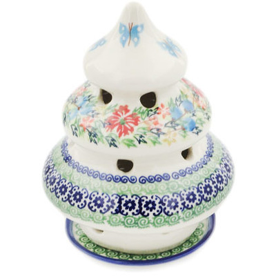 Pattern  in the shape Christmas Tree Candle Holder
