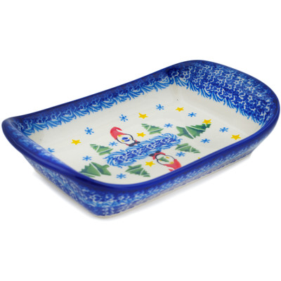 Platter with Handles in pattern D375