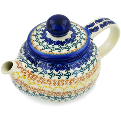 Tea Pot with Sifter in pattern D168