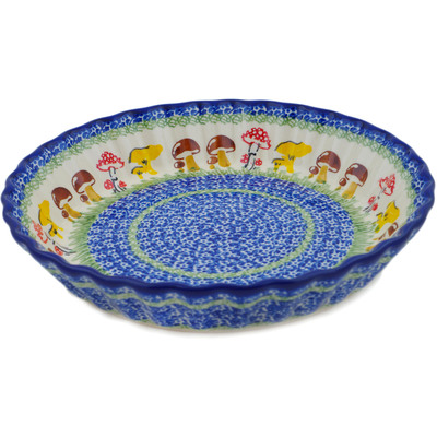 Fluted Pie Dish in pattern D368