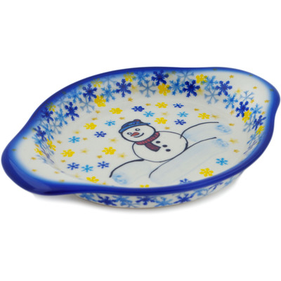 Platter with Handles in pattern D328