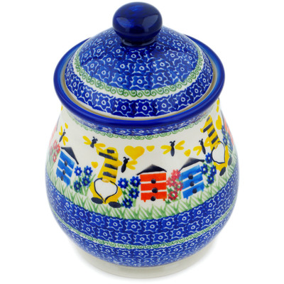 Pattern D377 in the shape Jar with Lid
