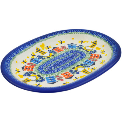 Oval Platter in pattern D377