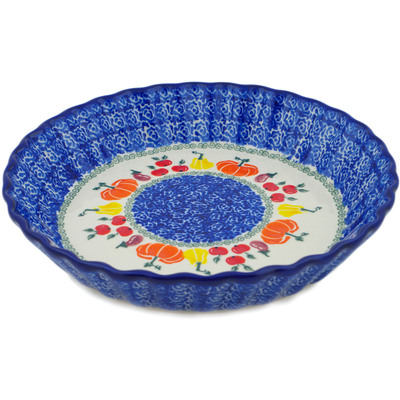 Fluted Pie Dish in pattern D353