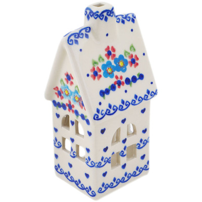 Pattern D55 in the shape House Shaped Candle Holder