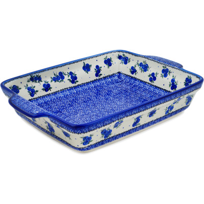 Pattern D347 in the shape Rectangular Baker with Handles
