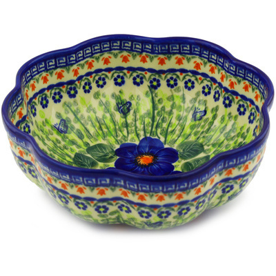 Pattern D81 in the shape Scalloped Fluted Bowl