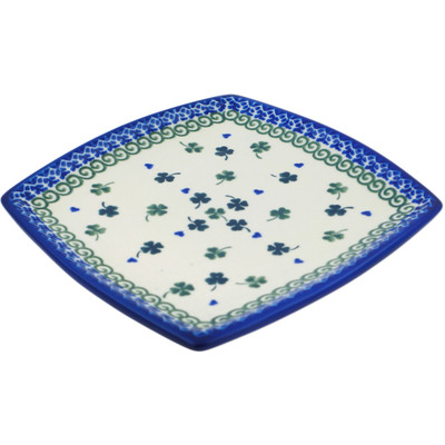 Square Plate in pattern D348