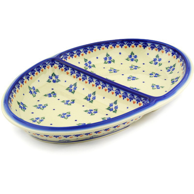 Divided Dish in pattern D33