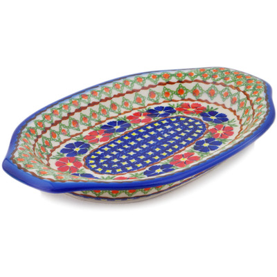 Pattern D27 in the shape Platter with Handles