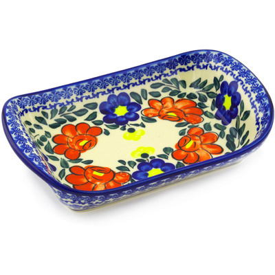 Platter with Handles in pattern D141