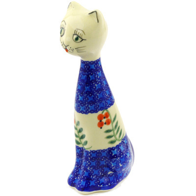 Cat Figurine in pattern D11