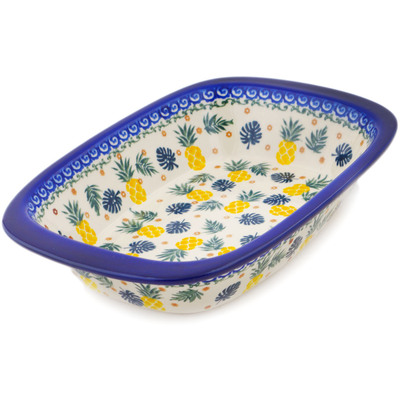 Pattern D366 in the shape Rectangular Baker with Handles