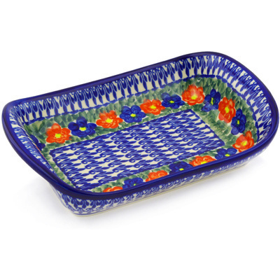 Platter with Handles in pattern D58