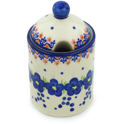 Pattern D52 in the shape Jar with Lid with Opening