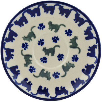 Saucer in pattern D105