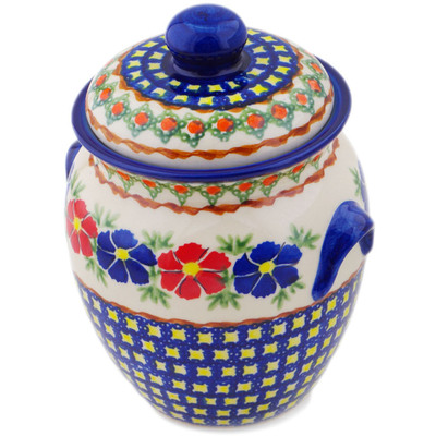 Pattern D27 in the shape Jar with Lid and Handles