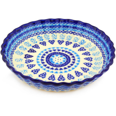 Fluted Pie Dish in pattern D69