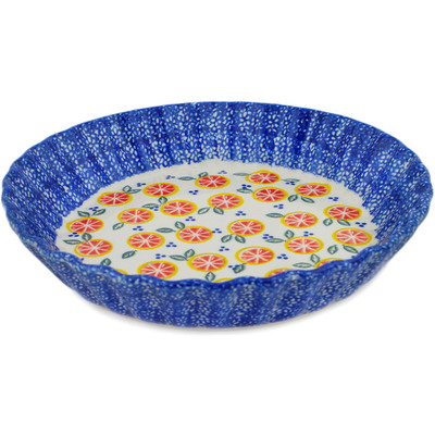 Pattern D351 in the shape Fluted Pie Dish