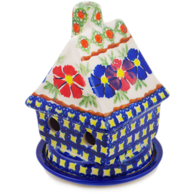 Pattern D27 in the shape House Shaped Candle Holder