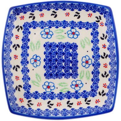 talerz kwadratowy 18/18 in pattern D128