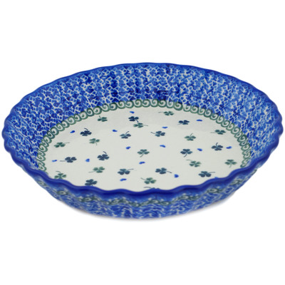 Pattern D348 in the shape Fluted Pie Dish