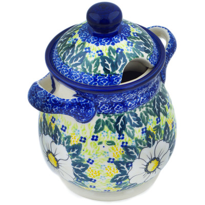 Jar with Lid and Handles in pattern D346
