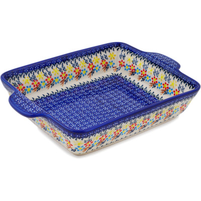 Pattern D182 in the shape Rectangular Baker with Handles