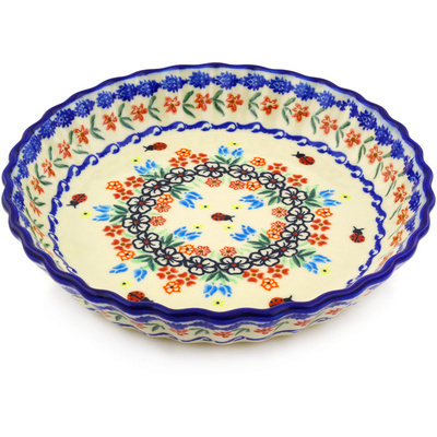Fluted Pie Dish in pattern D119