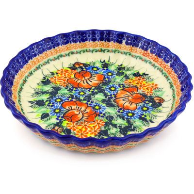 Fluted Pie Dish in pattern D117