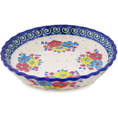 Fluted Pie Dish in pattern D57