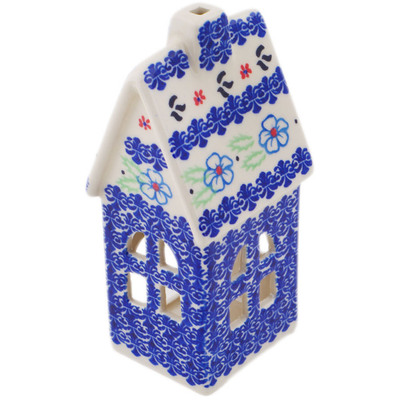 Pattern D128 in the shape House Shaped Candle Holder