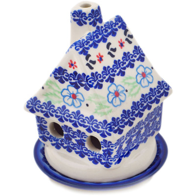 Pattern D128 in the shape House Shaped Candle Holder