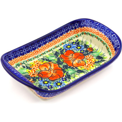 Platter with Handles in pattern D117