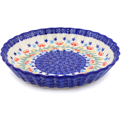 Pattern D205 in the shape Fluted Pie Dish