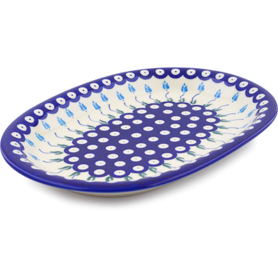 Pattern D107 in the shape Oval Platter