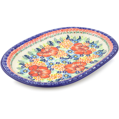 Oval Platter in pattern D117