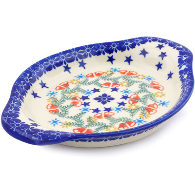 Platter with Handles in pattern D205