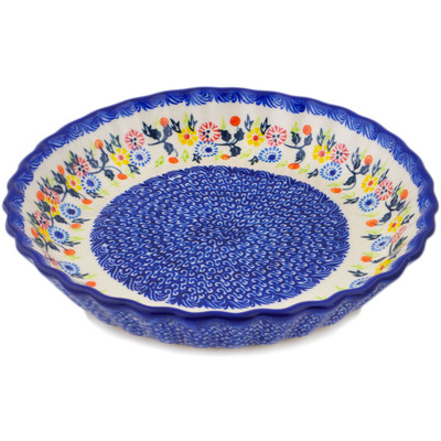 Fluted Pie Dish in pattern D179