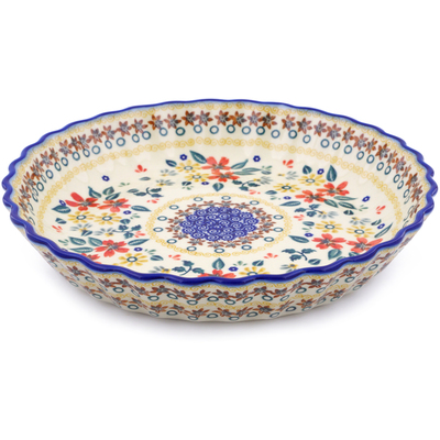 Pattern  in the shape Fluted Pie Dish