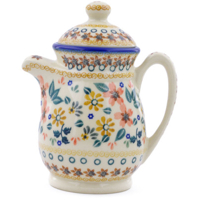 Pattern  in the shape Pitcher with Lid