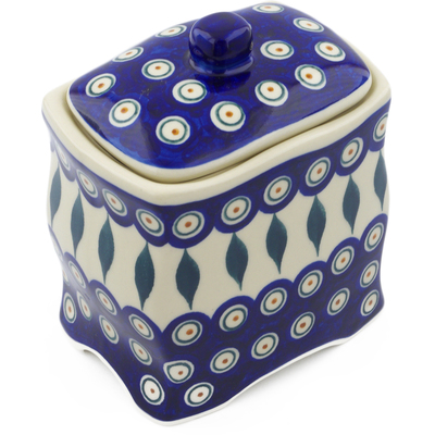 Pattern D22 in the shape Jar with Lid