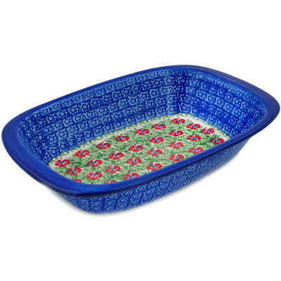 Rectangular Baker with Handles in pattern D360