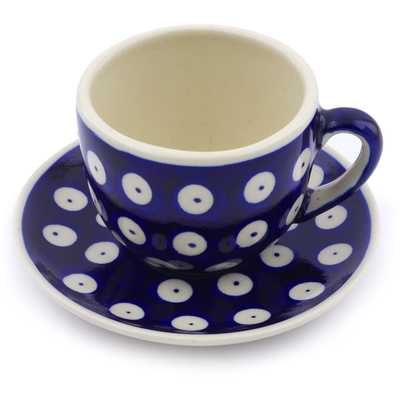 Espresso Cup with Saucer in pattern D21