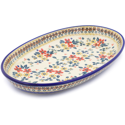 Pattern  in the shape Oval Platter