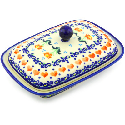 Pattern D124 in the shape Butter Dish