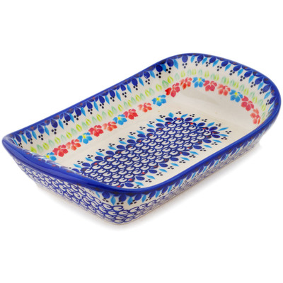 Platter with Handles in pattern D123