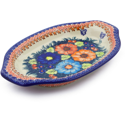 Platter with Handles in pattern D186